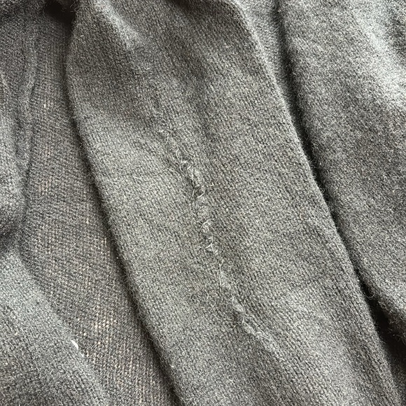 Organic by John Patrick Open Front Cashmere Cardigan Size L *Flaws* - Picture 8 of 10